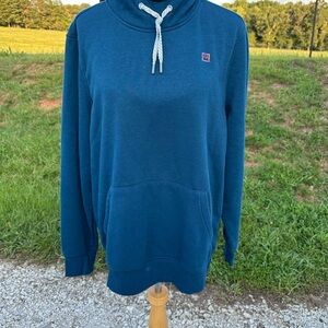 Avalanche Blue Quarter-Zip Sweatshirt Sporty Design